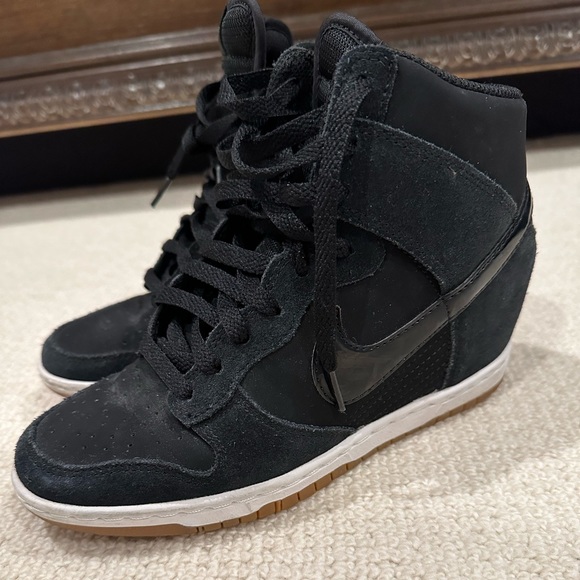 Gently used Nike wedge high tops - Picture 2 of 5
